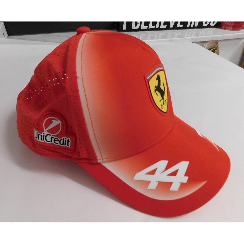 Ferrari No. 44 Racing Men's Adjustable Sport Casual Red Baseball Cap Hat